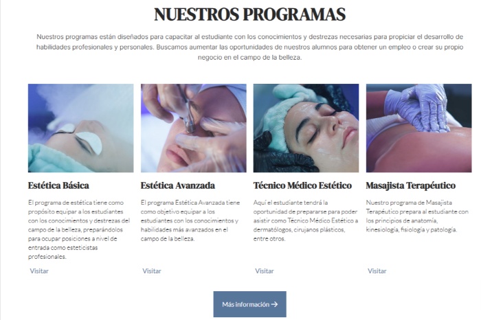 nuestros Programas de Estética en Puerto Rico